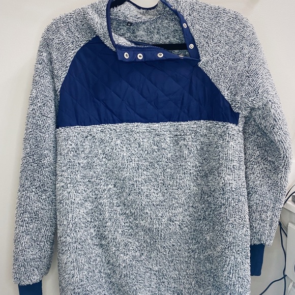 Navy Blue Sherpa - Picture 2 of 6